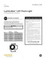 Preview for 1 page of GE Lumination 93047465 Installation Manual