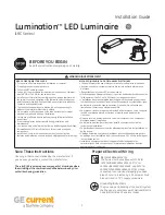 GE Lumination LRC Series Installation Manual preview