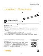 Preview for 1 page of GE Lumination LUR Series Installation Manual