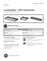 GE Lumination LVT 24 Series Installation Manual preview