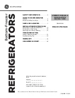 Preview for 1 page of GE M2S9FPMKII Owner'S Manual & Installation Instructions