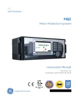 Предварительный просмотр 1 страницы GE M60 Instruction Manual