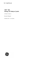 Preview for 1 page of GE MAC 800 Service Manual