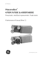 Предварительный просмотр 1 страницы GE Masoneilan 4700E Maintenance Manual