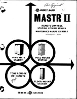 GE MASTR II Maintenance Manual предпросмотр