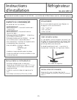 Preview for 26 page of GE MBC12 and Owner'S Manual And Installation Instructions