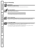 Preview for 2 page of GE McClary XBXR2080 Owner'S Manual