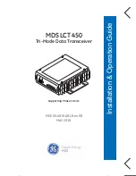 Preview for 1 page of GE MDS LCT 450 Installation & Operation Manual