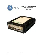 Preview for 1 page of GE MDS TD220MAX Manual