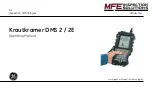 Предварительный просмотр 1 страницы GE MFE DMS 2 Operating Manual