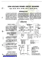 Preview for 3 page of GE MicroVersaTrip AK-50 Maintenance Manual