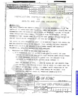 GE MicroVersaTrip AKR-100 Installation Instruction preview