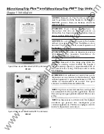 Предварительный просмотр 10 страницы GE MicroVersaTrip Plus RMS9C Series User Manual