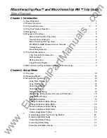 Preview for 3 page of GE MicroVersaTrip Plus Series User Manual