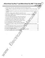 Preview for 8 page of GE MicroVersaTrip Plus Series User Manual