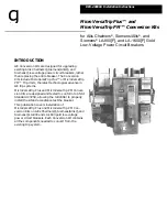 GE MicroVersaTrip Plus Installation Instructions Manual preview