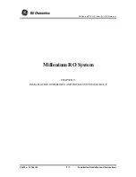 Preview for 25 page of GE MILLENIUM  OSMONICS MILLENIUMTM REVERSE OSMOSIS UNIT Operation And Maintenance Manual