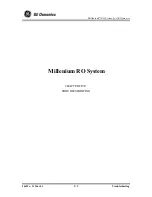 Preview for 68 page of GE MILLENIUM  OSMONICS MILLENIUMTM REVERSE OSMOSIS UNIT Operation And Maintenance Manual