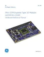 Предварительный просмотр 1 страницы GE Mini COM Express 10 Hardware Reference Manual