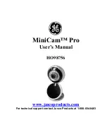 GE MINICAM PRO HO98756 User Manual preview