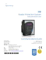 Предварительный просмотр 1 страницы GE ML Series 350 Communications Manual