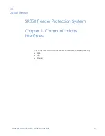 Предварительный просмотр 9 страницы GE ML Series 350 Communications Manual