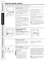 Preview for 12 page of GE Model 20 Owner'S Manual And Installation Instructions