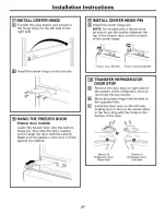 Preview for 27 page of GE Model 20 Owner'S Manual And Installation Instructions