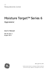 Preview for 3 page of GE Moisture Target Series 6 User Manual