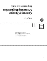 Предварительный просмотр 17 страницы GE Monogram 164D3333P235 Owner'S Manual