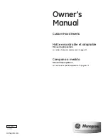 Preview for 1 page of GE Monogram 49-80565 Owner'S Manual