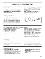 Предварительный просмотр 17 страницы GE Monogram MC1090 Series Use And Care Manual