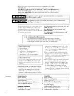 Preview for 2 page of GE Monogram Z6U375LS Installation Instructions Manual