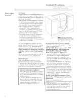 Preview for 6 page of GE Monogram Z6U375LS Installation Instructions Manual