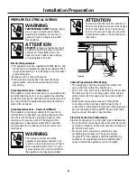 Preview for 6 page of GE Monogram ZBD1800G Installation Instructions Manual