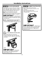 Preview for 12 page of GE Monogram ZBD1800G Installation Instructions Manual