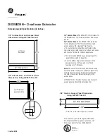 Preview for 2 page of GE Monogram ZBD3500ZWW Dimension Manual