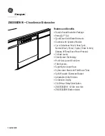 Preview for 3 page of GE Monogram ZBD3500ZWW Dimension Manual