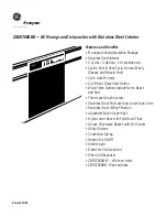 Preview for 3 page of GE Monogram ZBD5700DBB Dimension Manual