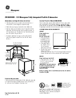 Предварительный просмотр 5 страницы GE Monogram ZBD6890KII Manual