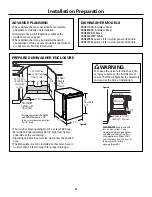 Предварительный просмотр 11 страницы GE Monogram ZBD6890KII Manual