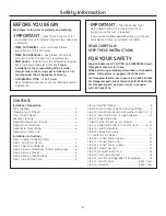 Preview for 2 page of GE Monogram ZBD8920PSS Installation Instructions Manual