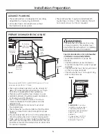 Preview for 4 page of GE Monogram ZBD8920PSS Installation Instructions Manual