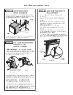 Preview for 10 page of GE Monogram ZBD8920PSS Installation Instructions Manual