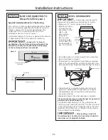 Preview for 11 page of GE Monogram ZBD8920PSS Installation Instructions Manual