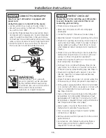 Preview for 14 page of GE Monogram ZBD8920PSS Installation Instructions Manual