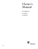 GE Monogram ZCGP150 Owner'S Manual preview