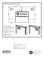 Предварительный просмотр 8 страницы GE Monogram ZDBI240 Design Manual With Installation Instructions