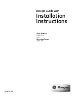 Preview for 1 page of GE Monogram ZDBT240 Installation Instructions Manual