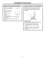 Предварительный просмотр 5 страницы GE Monogram ZDI15 Design And Installation Manual